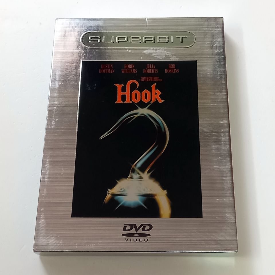 HOOK - DUSTIN HOFFMAN, ROBIN WILLIAMS, JULIA ROBERTS - YÖN.: STEVEN SPIELBERG - DVD SUPERBIT COLLECTION SLIPCOVER 2.EL 1. BÖLGE TR ALTYAZI YOKTUR