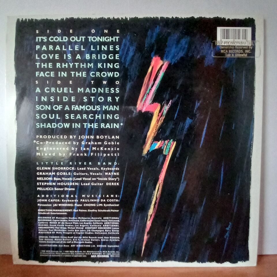 LITTLE RIVER BAND – MONSOON (1988) - LP 2.EL PLAK