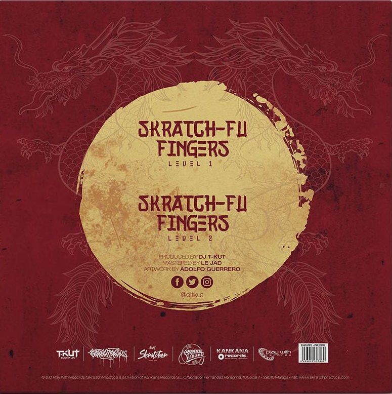 DJ T-KUT – SKRATCH-FU FINGERS (2026) - 7'' 45RPM (45LIK) SINGLE / GOLD COLOURED EDITION SCRATCH PLAĞI SIFIR PLAK