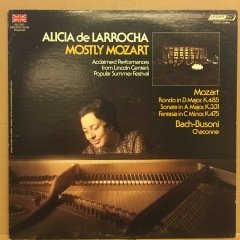 ALICIA DE LARROCHA MOSTLY MOZART 1974 2.EL PLAK