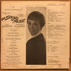 THE SOUND OF MUSIC SOUNDTRACK RODGERS & HAMMERSTEIN 2.EL PLAK