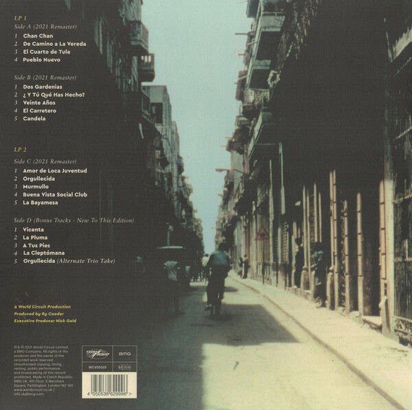 BUENA VISTA SOCIAL CLUB - BUENA VISTA SOCIAL CLUB (1997) - 2LP 2021 REMASTERED REISSUE DELUXE EDITION 180GR SIFIR PLAK