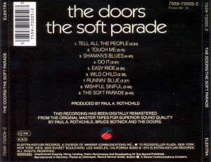 THE DOORS - THE SOFT PARADE (1969) 1991 REISSUE CD SIFIR