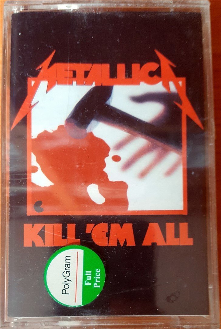 METALLICA - KILL 'EM ALL (1998) PLAZA CASSETTE MADE IN TURKEY ''NEW''
