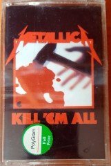 METALLICA - KILL 'EM ALL (1998) PLAZA CASSETTE MADE IN TURKEY ''NEW''