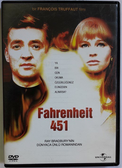 FAHRENHEIT 451 - CYRIL CUSACK - FRANÇOIS TRUFFAUT - (RAY BRADBURY) - DVD SIFIR