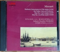 MOZART: SINFONIA CONCERTANTE & TWO DUOS / SUNA KAN, RUŞEN GÜNEŞ, GÜRER AYKAL (1994) - CD UPR CLASSICS 2.EL