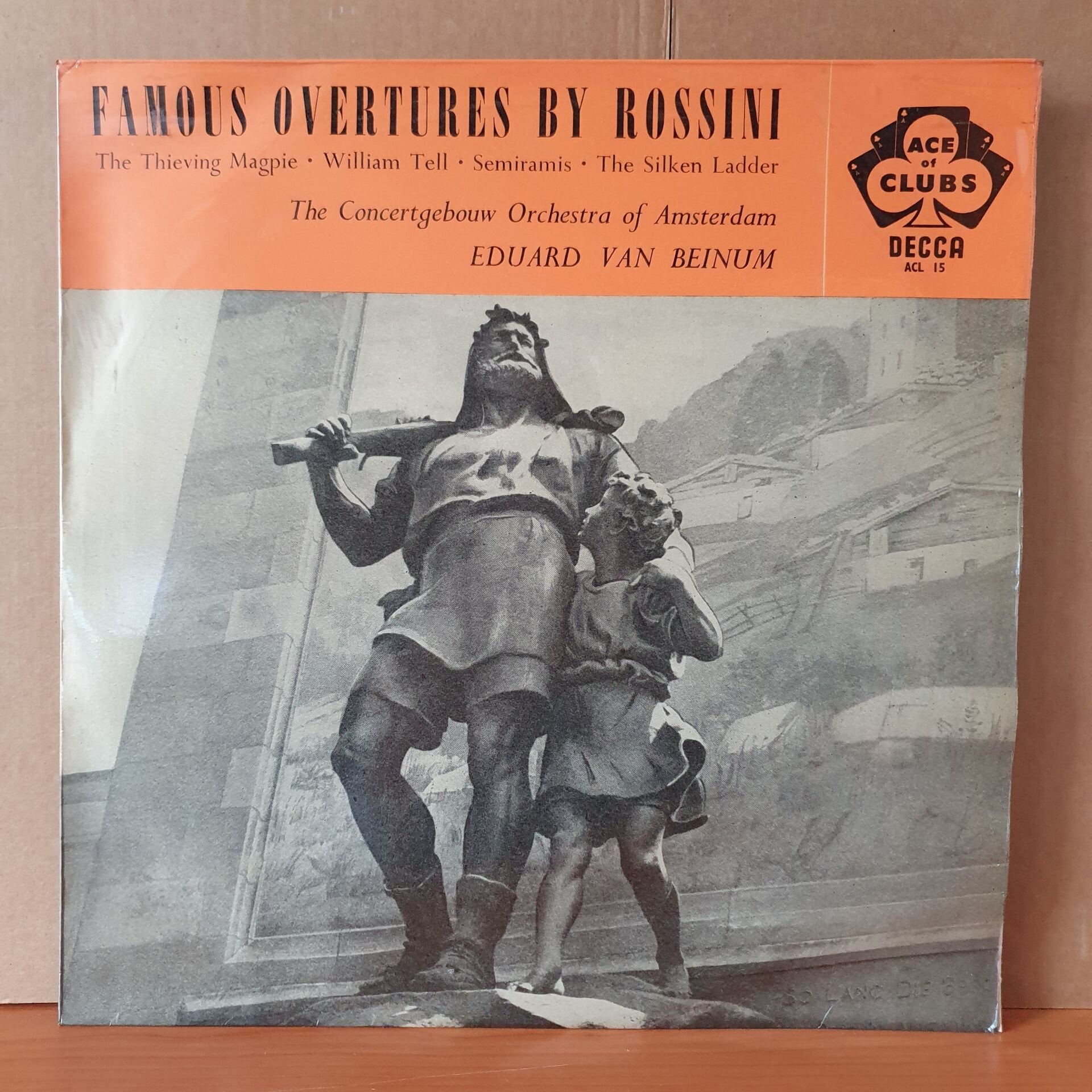 FAMOUS OVERTURES BY ROSSINI / THE CONCERTGEBOUW ORCHESTRA OF AMSTERDAM, EDUARD VAN BEINUM - LP 2.EL PLAK