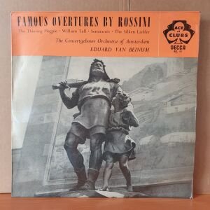 FAMOUS OVERTURES BY ROSSINI / THE CONCERTGEBOUW ORCHESTRA OF AMSTERDAM, EDUARD VAN BEINUM - LP 2.EL PLAK