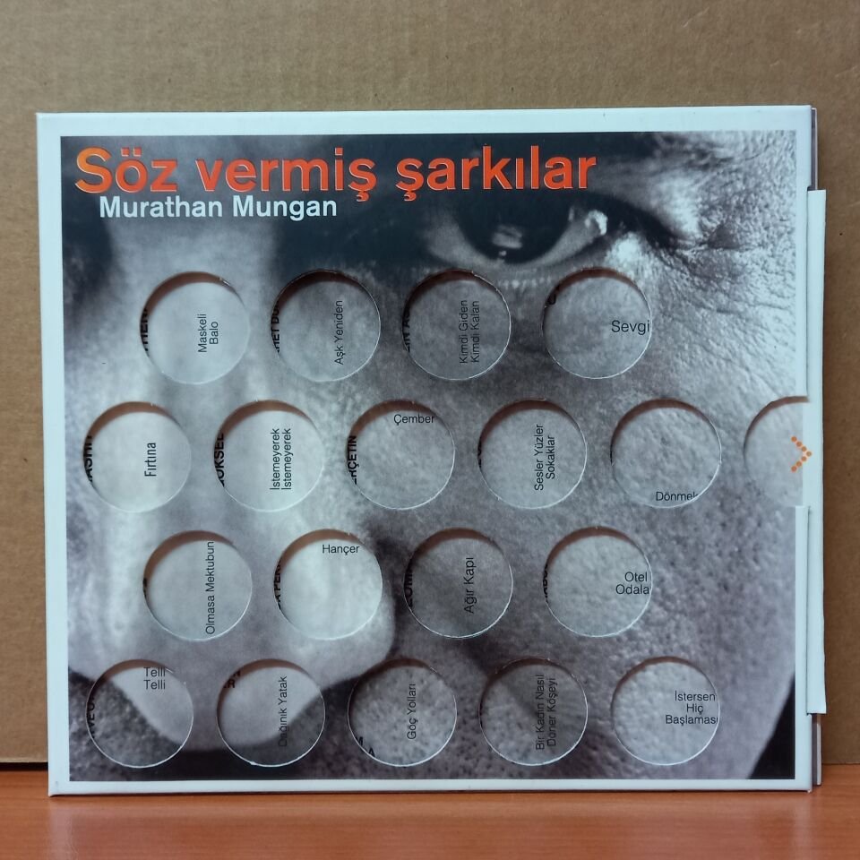 MURATHAN MUNGAN - SÖZ VERMİŞ ŞARKILAR / MOR VE ÖTESİ, TEOMAN, GÖKSEL, AJDA PEKKAN, CEM KARACA, ATHENA, CANDAN ERÇETİN, AYTEN ALPMAN, NÜKHET DURU (2004) - CD 2.EL