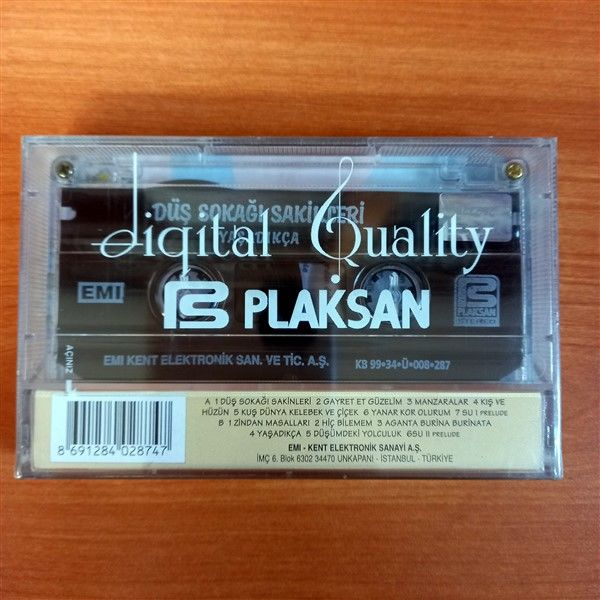 DÜŞ SOKAĞI SAKİNLERİ - YAŞADIKÇA (1999) - KASET SIFIR