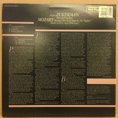 PINCHAS ZUKERMAN PLAYS AND CONDUCTS MOZART SERENADE NO.7 1980 2.EL PLAK