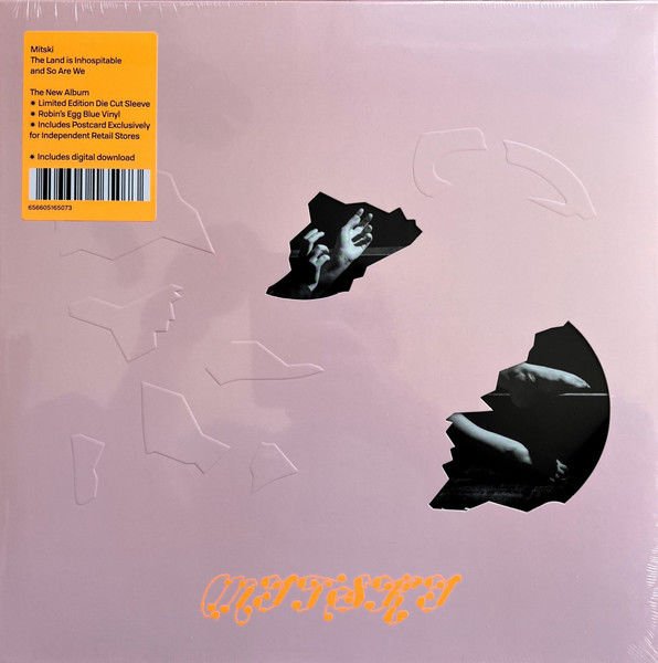 MITSKI – THE LAND IS INHOSPITABLE AND SO ARE WE (2023) - LP INDIE RETAIL LIMITED EDITION DIE CUT SLEEVE & ROBIN'S EGG BLUE VINYL + POSTCARD SIFIR PLAK