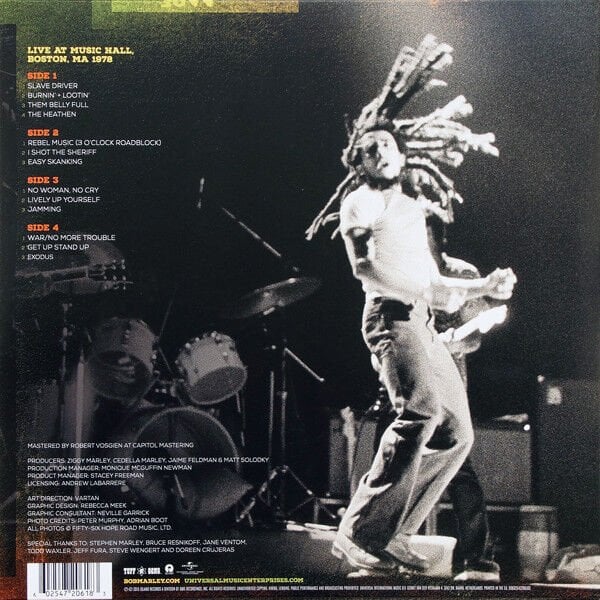 BOB MARLEY & THE WAILERS – EASY SKANKING IN BOSTON '78 (2015) - 2LP VINYL SIFIR PLAK