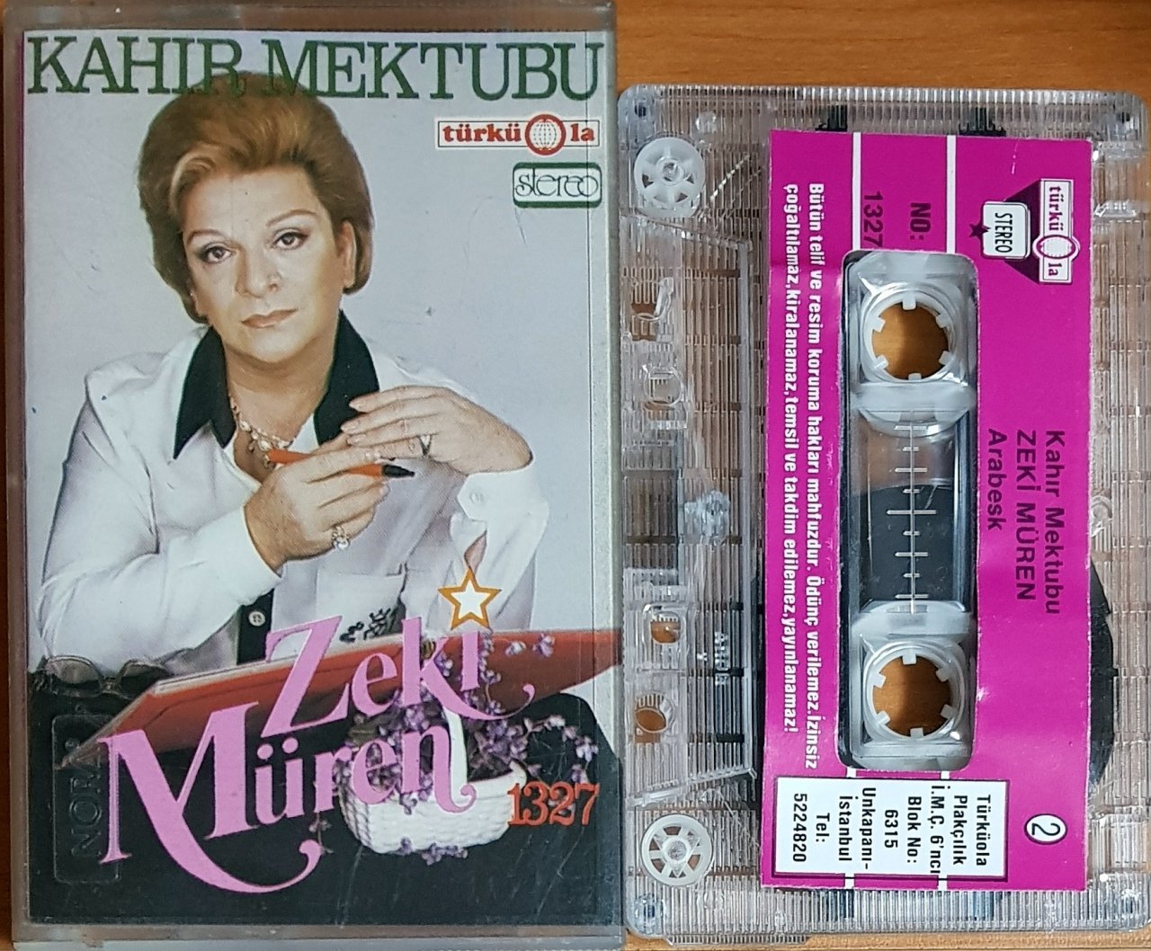 ZEKİ MÜREN - KAHIR MEKTUBU (1986) TÜRKÜOLA KASET 2.EL