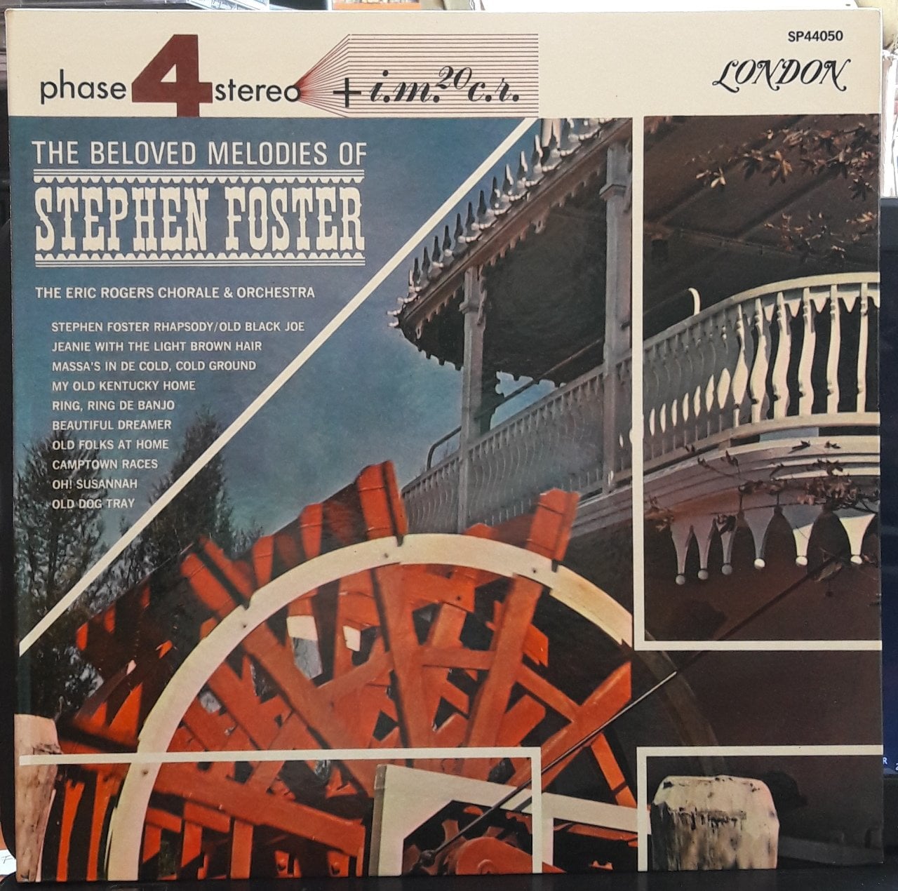 THE BELOVED MELODIES OF STEPHEN FOSTER - ERIC ROGERS - PLAK 2.EL LONDON PHASE 4 STEREO