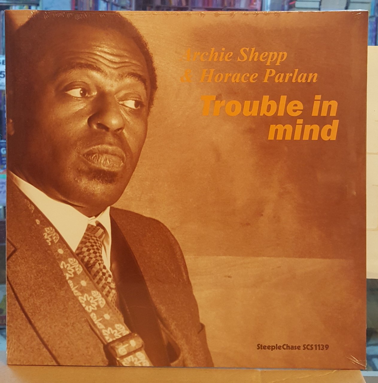 ARCHIE SHEPP & HORACE PARLAN - TROUBLE IN MIND (1980) - LP PLAK SIFIR STEEPLECHASE