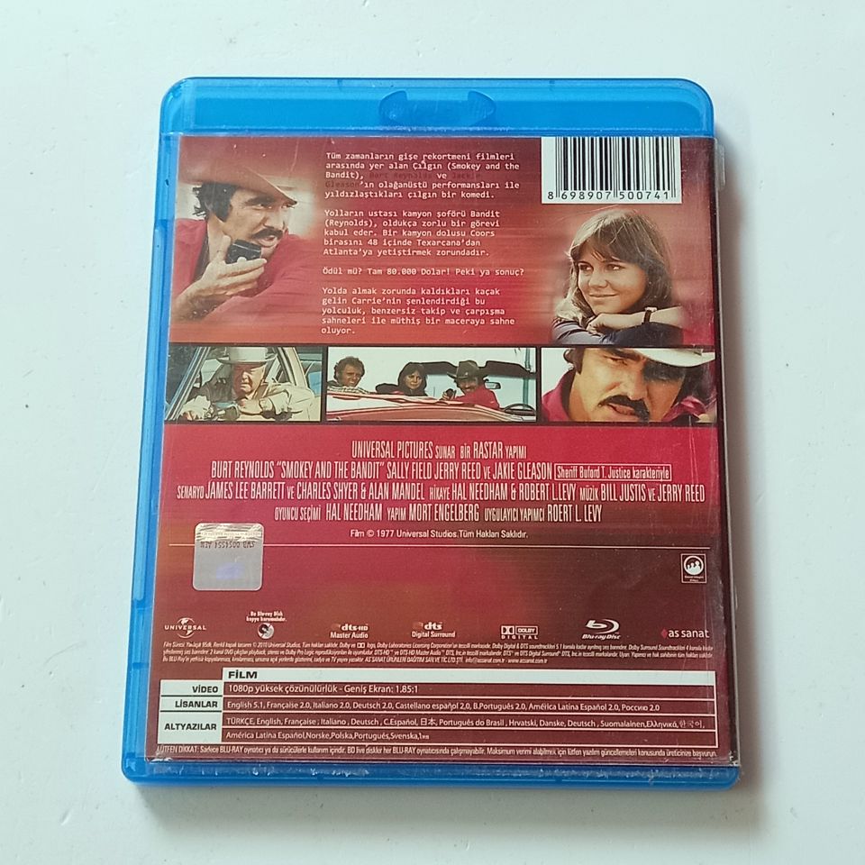 ÇILGIN - SMOKEY AND THE BANDIT - BURT REYNOLDS - BLU-RAY 2.EL