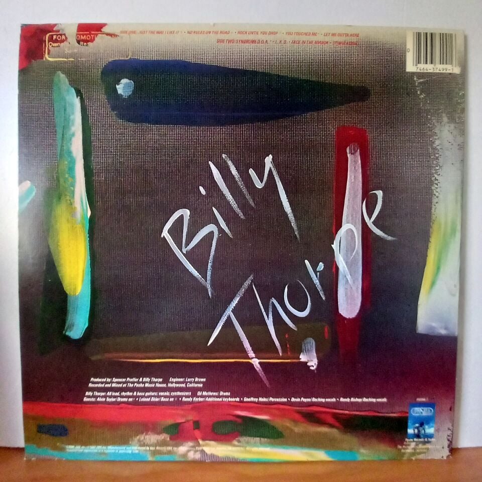 BILLY THORPE – STIMULATION (1981) - LP 2.EL PLAK
