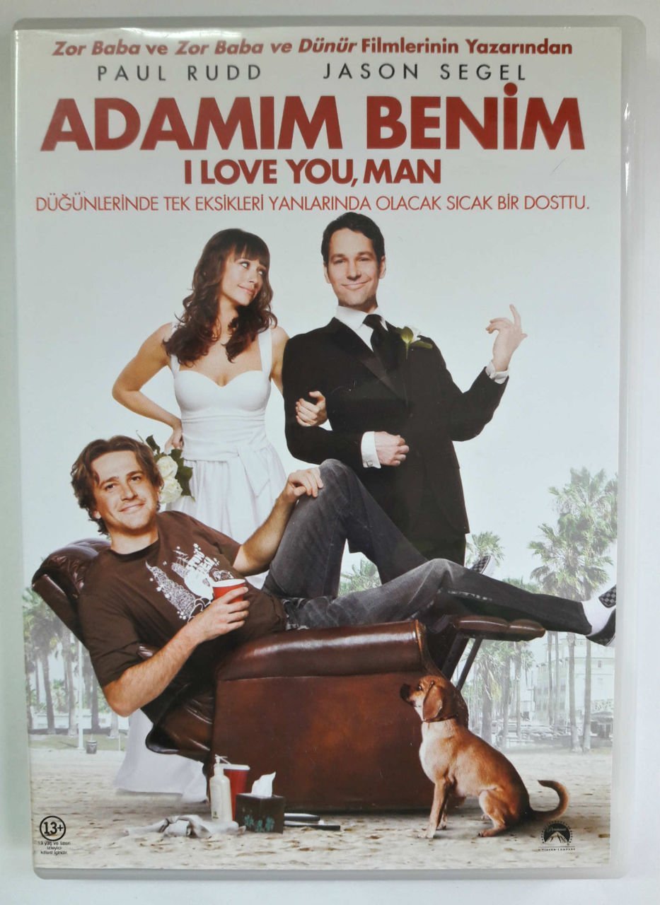 ADAMIM BENİM - I LOVE YOU MAN - PAUL RUDD - JASON SEGEL - DVD 2.EL