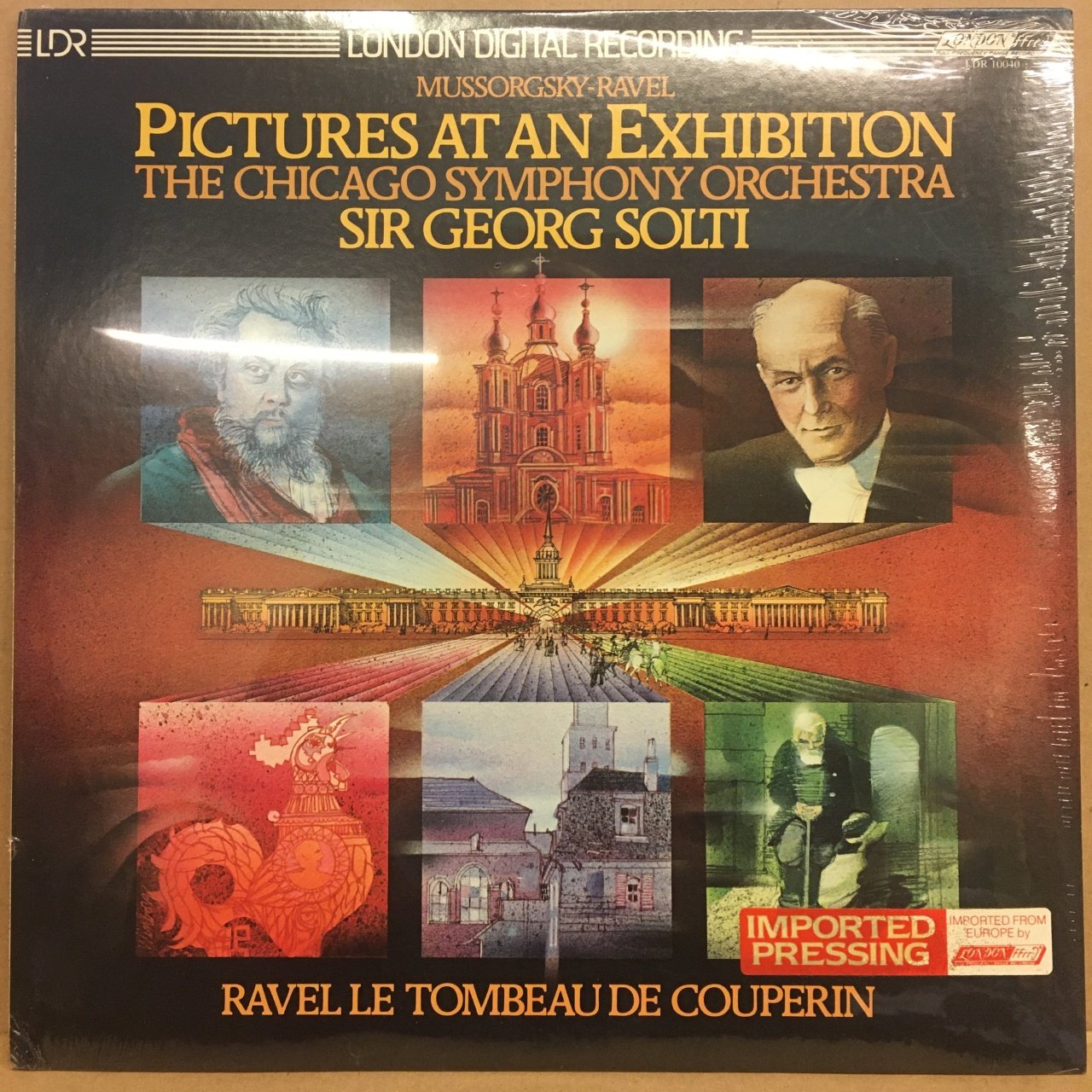 MUSSORGSKY PICTURES AT AN EXHIBITION / RAVEL LE TOMBEAU.. 1980 SIFIR PLAK