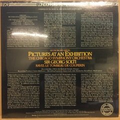MUSSORGSKY PICTURES AT AN EXHIBITION / RAVEL LE TOMBEAU.. 1980 SIFIR PLAK