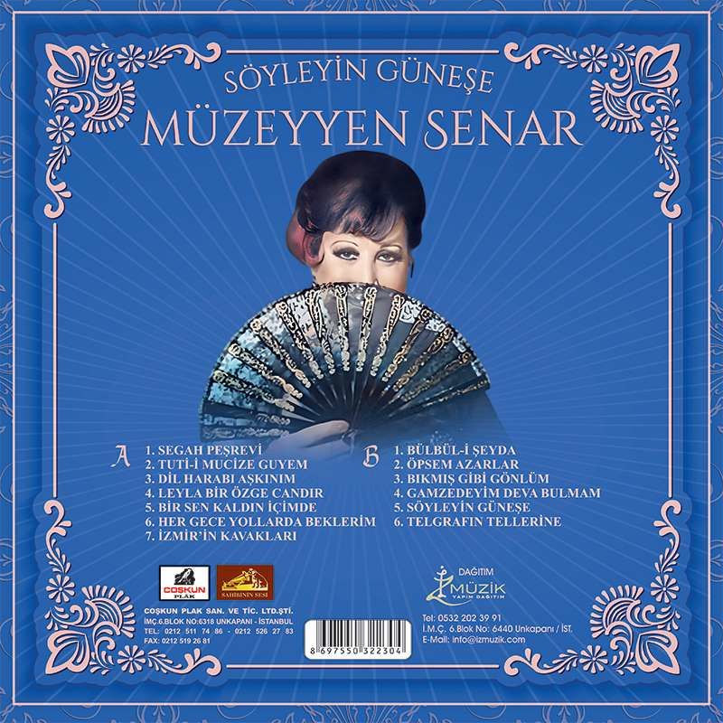 MÜZEYYEN SENAR - SÖYLEYİN GÜNEŞE (1977) - LP 2024 BASIM SIFIR PLAK