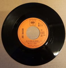 JOE DASSIN - SI TU VIENS AU MONDE / C'EST DU MELO (1974) - 7'' 45 DEVİR 2.EL PLAK