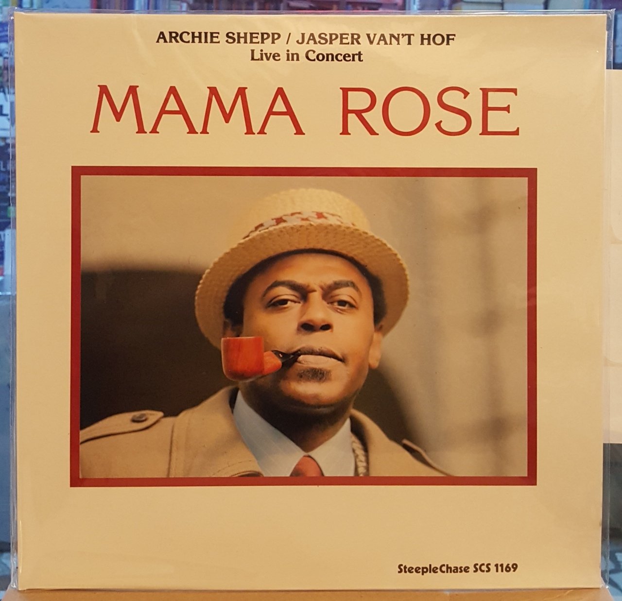 ARCHIE SHEPP & JASPER VAN'T HOF - MAMA ROSE LIVE IN CONCERT (1982) - LP PLAK SIFIR STEEPLECHASE