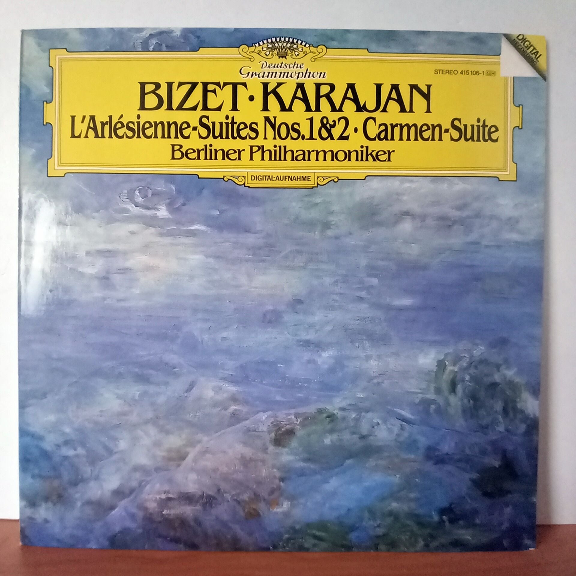 BIZET ∙ KARAJAN / L\'ARLESIENNE-SUITES NOS. 1 & 2 ∙ CARMEN-SUITE / BERLINER PHILHARMONIKER (1985) - LP 2.EL PLAK