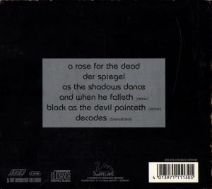 THEATRE OF TRAGEDY – A ROSE FOR THE DEAD (1997) - CD DIGIPAK 2.EL