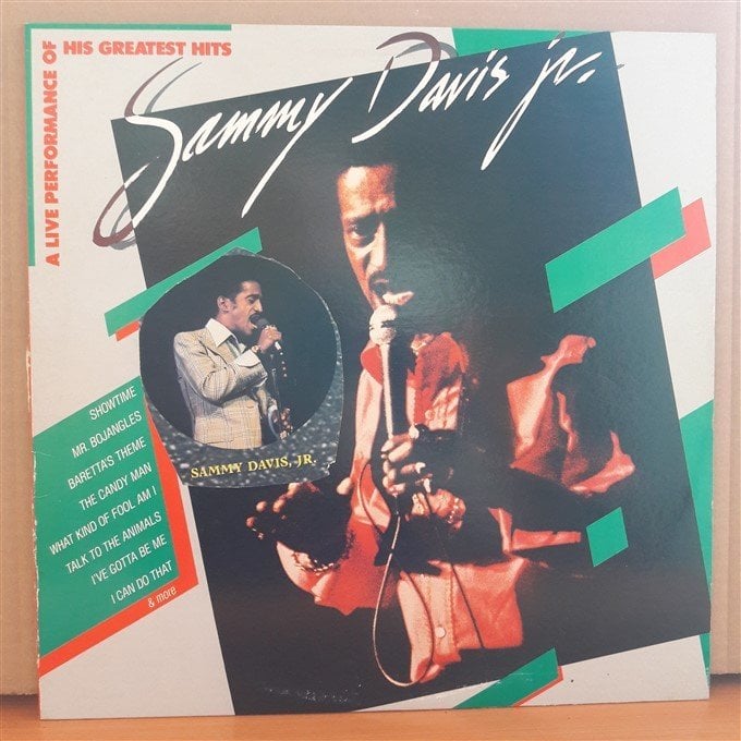 SAMMY DAVIS JR. -  A LIVE PERFORMANCE OF HIS GREATEST HITS (1977) - LP 2.EL PLAK