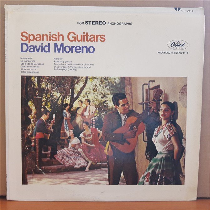 DAVID MORENO - SPANISH GUITARS - LP PLAK 2.EL