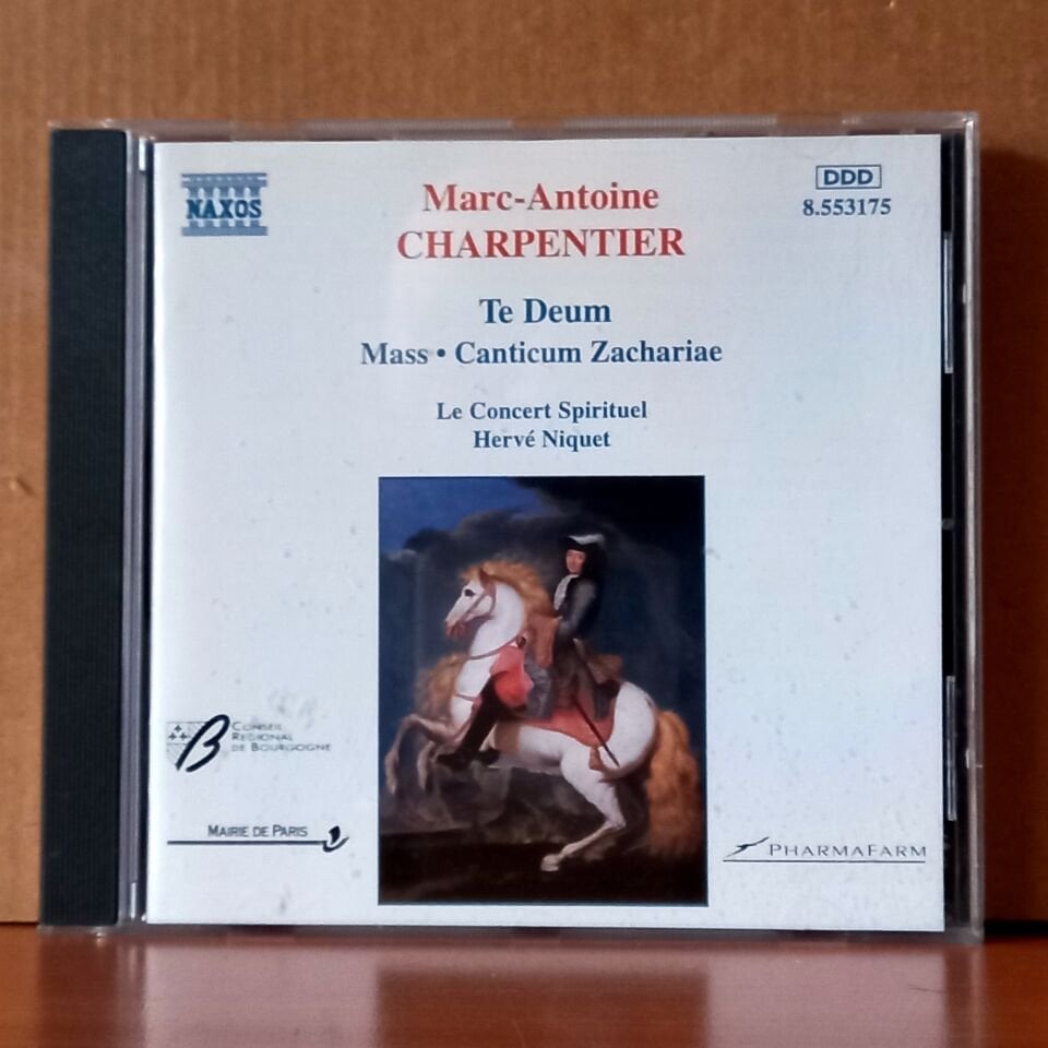 MARC ANTOINE CHARPENTIER: TE DEUM, MASS, CANTICUM ZACHARIAE / LE CONCERT SPIRITUEL, HERVE NIQUET (1996) - CD 2.EL