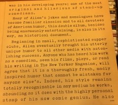 WOODY ALLEN THE NIGHT CLUB YEARS 1964-1968 SPOKEN 2.EL 2PLAK