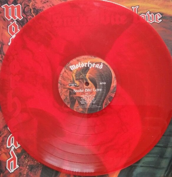 MOTÖRHEAD - SNAKE BITE LOVE (1998) - LP 2023 REISSUE TRANSPARENT RED VINYL SIFIR PLAK