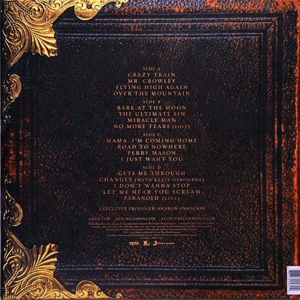 OZZY OSBOURNE – MEMOIRS OF A MADMAN (2014) - 2LP COMPILATION REMASTERED GATEFOLD 180GR SIFIR PLAK