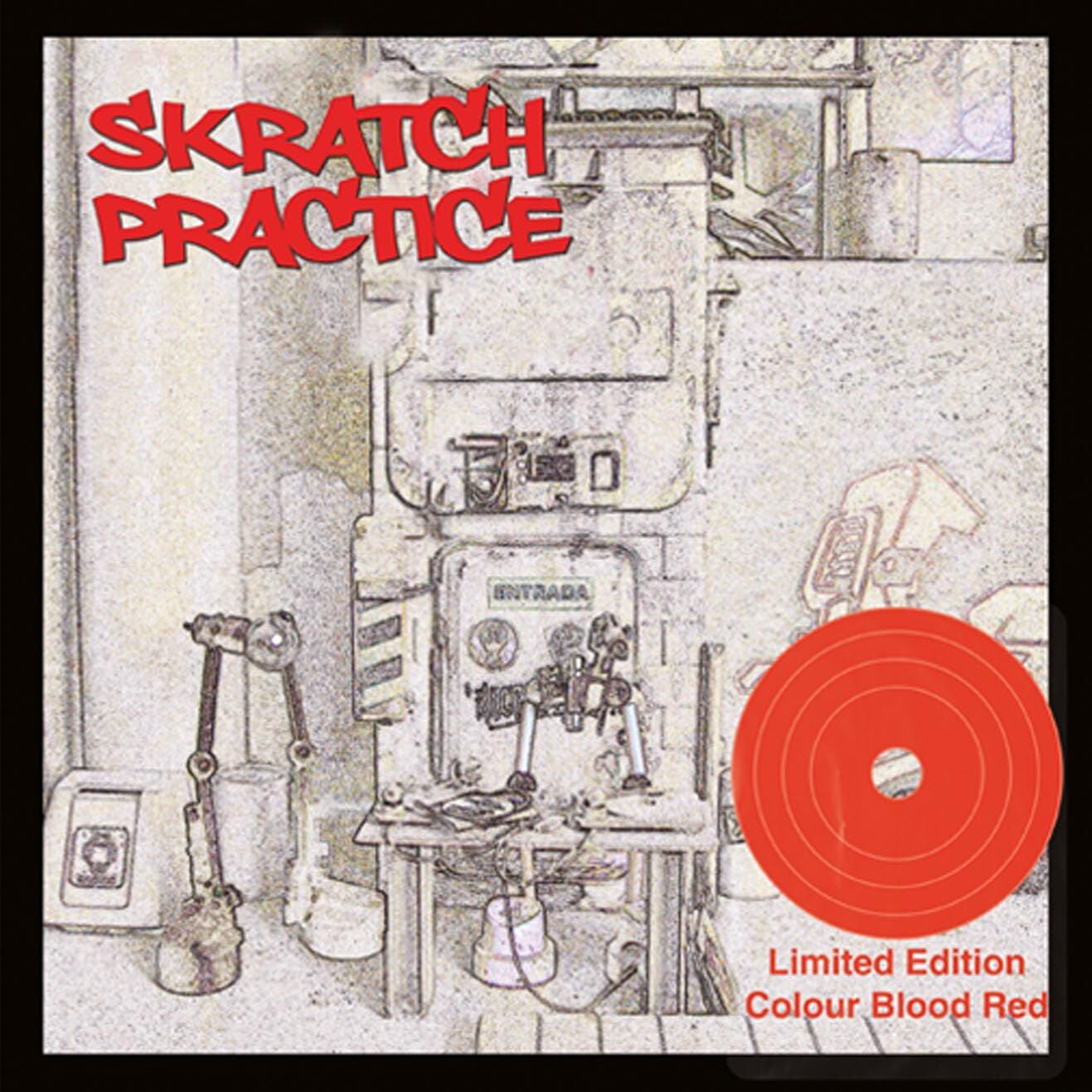 DJ T-KUT – SKRATCH PRACTICE (2023) - 7'' 45RPM (45LIK) SINGLE / RED COLOURED EDITION SCRATCH PLAĞI SIFIR PLAK
