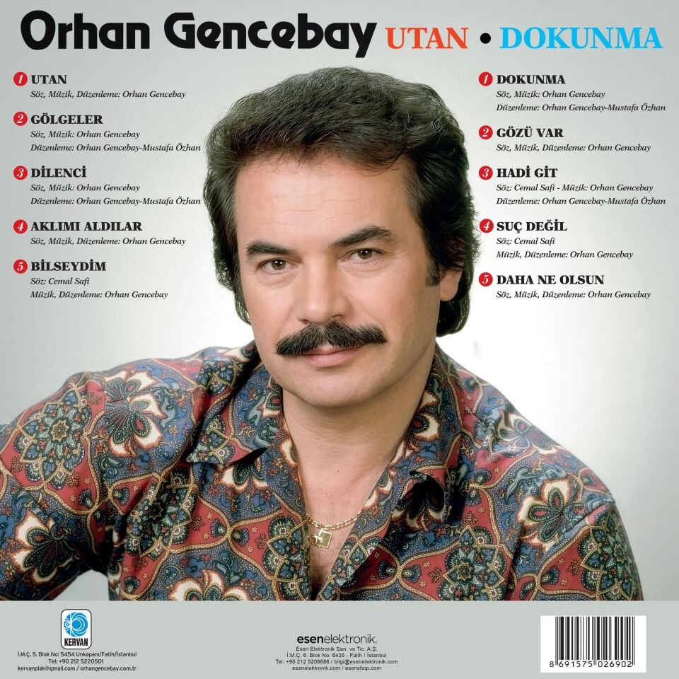 ORHAN GENCEBAY - UTAN / DOKUNMA (1990) - LP 2026 BASIM SIFIR PLAK
