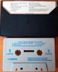 ELVIS PRESLEY - YOU'LL NEVER WALK ALONE (1971) CASSETTE MADE IN UK ''USED''
