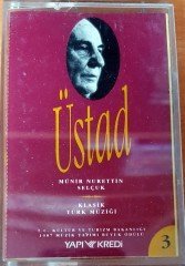 MÜNİR NURETTİN SELÇUK - KLASİK TÜRK MÜZİĞİ / ÜSTAD / YAPI KREDİ-3 KASET 2.EL