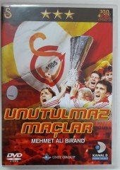 UNUTULMAZ MAÇLAR GALATASARAY - MEHMET ALİ BİRAND - DVD 2.EL