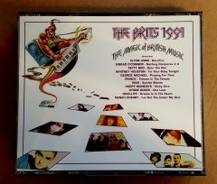 THE BRITS 1991 - MAGIC OF BRITISH MUSIC - 2CD ELTON JOHN GEORGE MICHAEL STONE ROSES TALK TALK 2.EL
