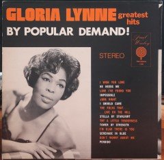 GLORIA LYNNE - GREATEST HITS BY POPULAR DEMAND - PLAK 2.EL