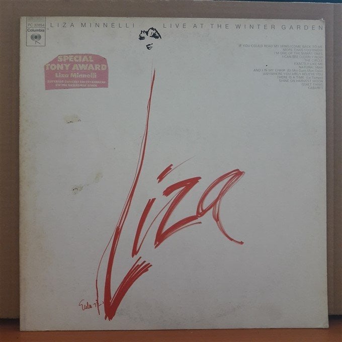 LIZA MINNELLI - LIVE AT THE WINTER GARDEN (1974) - LP 2.EL PLAK