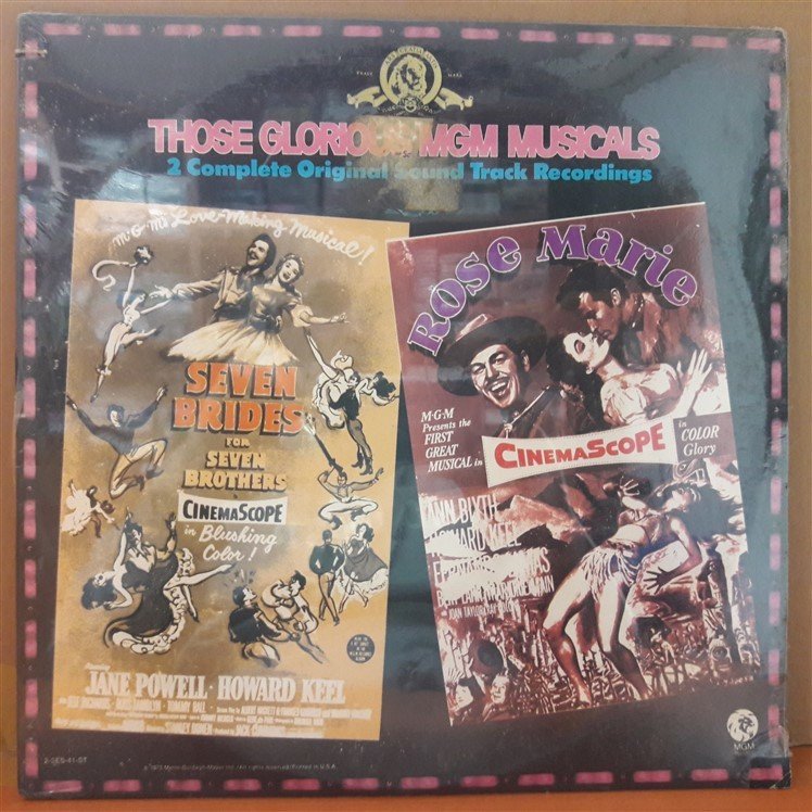 SEVEN BRIDES / ROSE MARIE - MGM MUSICALS (1973) - LP DÖNEM BASKISI SIFIR 2PLAK