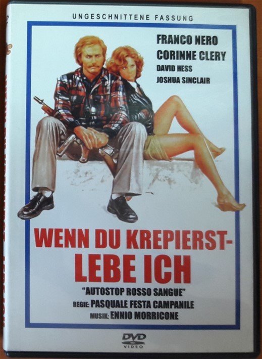WENN DU KREPIERST - LEBE ICH - AUTOSTOP ROSSO SANGUE - FRANCO NERO - DVD 2.EL TR ALTYAZI YOKTUR