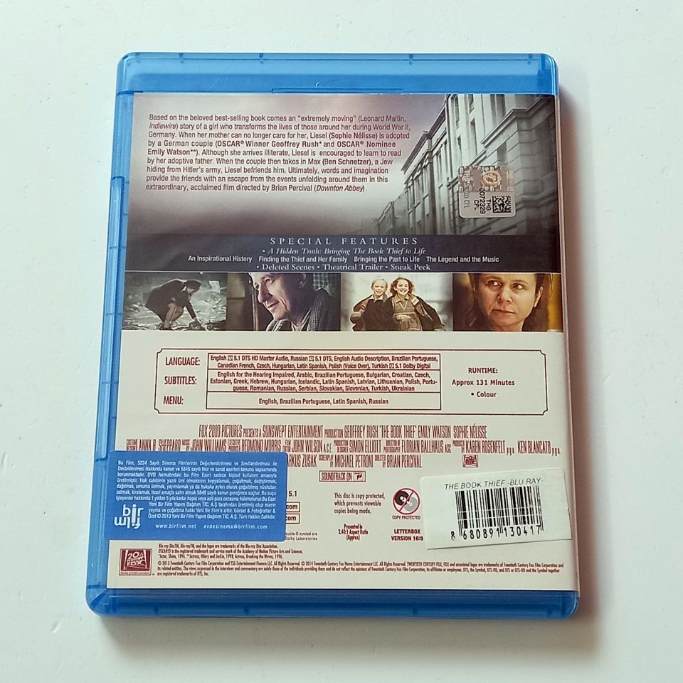 THE BOOK THIEF - GEOFFREY RUSH, EMILY WATSON, YÖN.: BRIAN PERCIVAL - BLU-RAY 2. EL