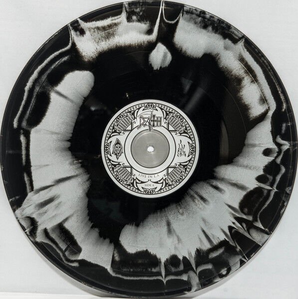 DEATH - LIVE IN L.A. / DEATH & RAW - 2 x LP 2023 Custom Merge With Splatter EDITION AMBALAJI AÇIK SIFIR PLAK