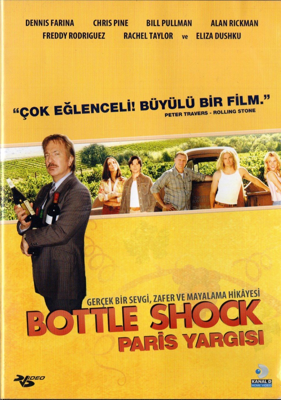BOTTLE SCHOCK - PARİS YARGISI - DENNIS FARINA - CHRIS PINE - RANDALL MILLER - DVD 2.EL